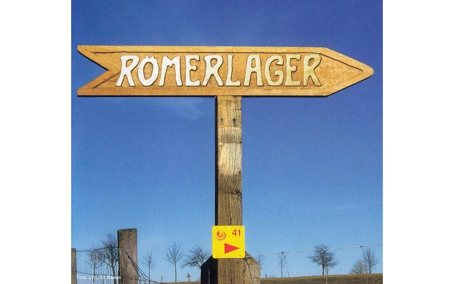 Wegweiser zum Römerlager
