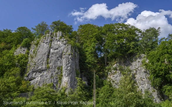 Sagenumwobene Felsformation "Die Sieben Jungfrauen"