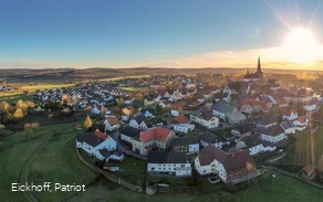 Blick auf das Bergdorf Kallenhardt Blick auf das Bergdorf Kallenhardt