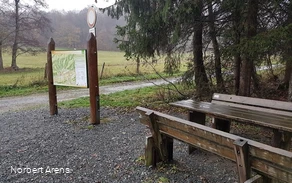Der Wanderparkplatz Kohlwedertal bei Meschede