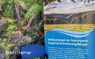 Blick in das Naturpark-Infozentrum
