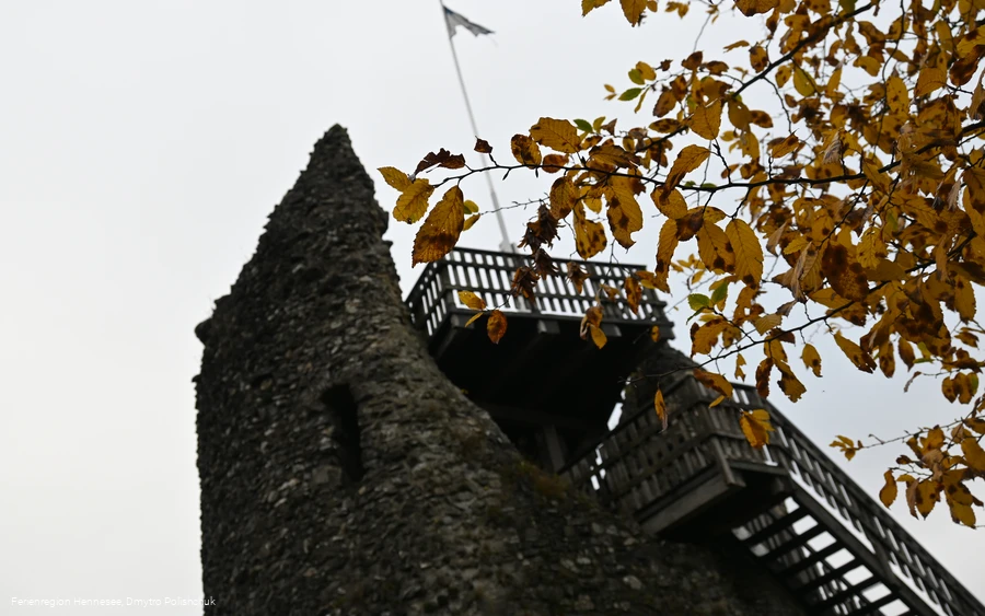 Eversberg - die Burg im Herbst