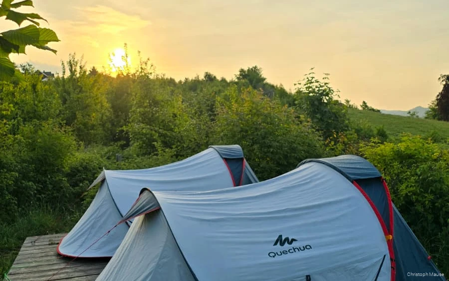 Trekkingplatz Himmelsnah Brilon Zeltplattform Trekkingplatz