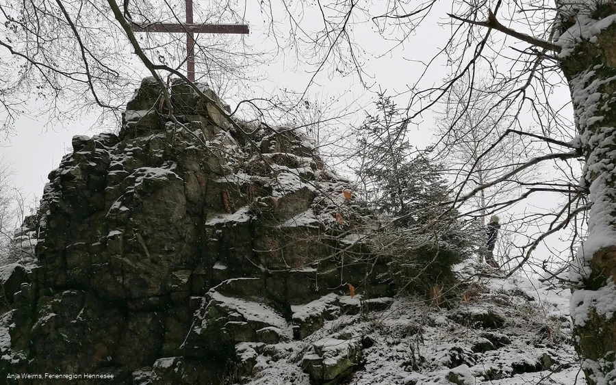 Kreuz auf dem Steinberg, Winter
