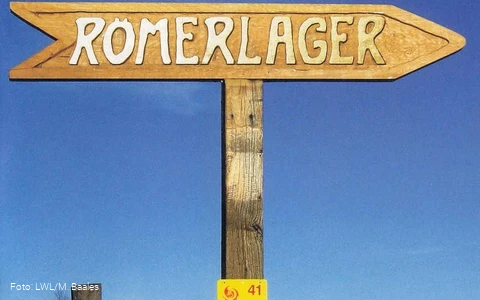 Wegweiser zum Römerlager
