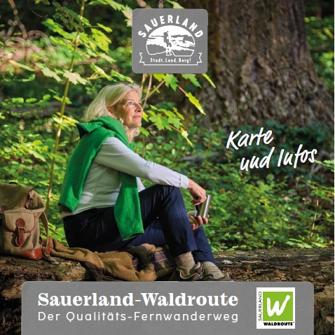 Faltplan Sauerland-Waldroute Titelbild