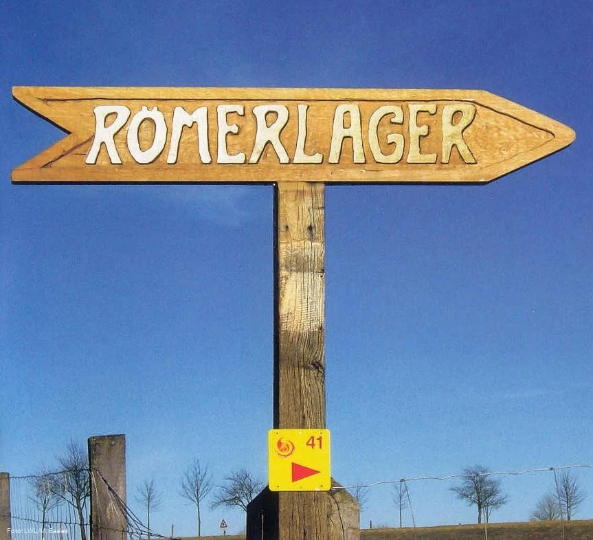 Wegweiser zum Römerlager