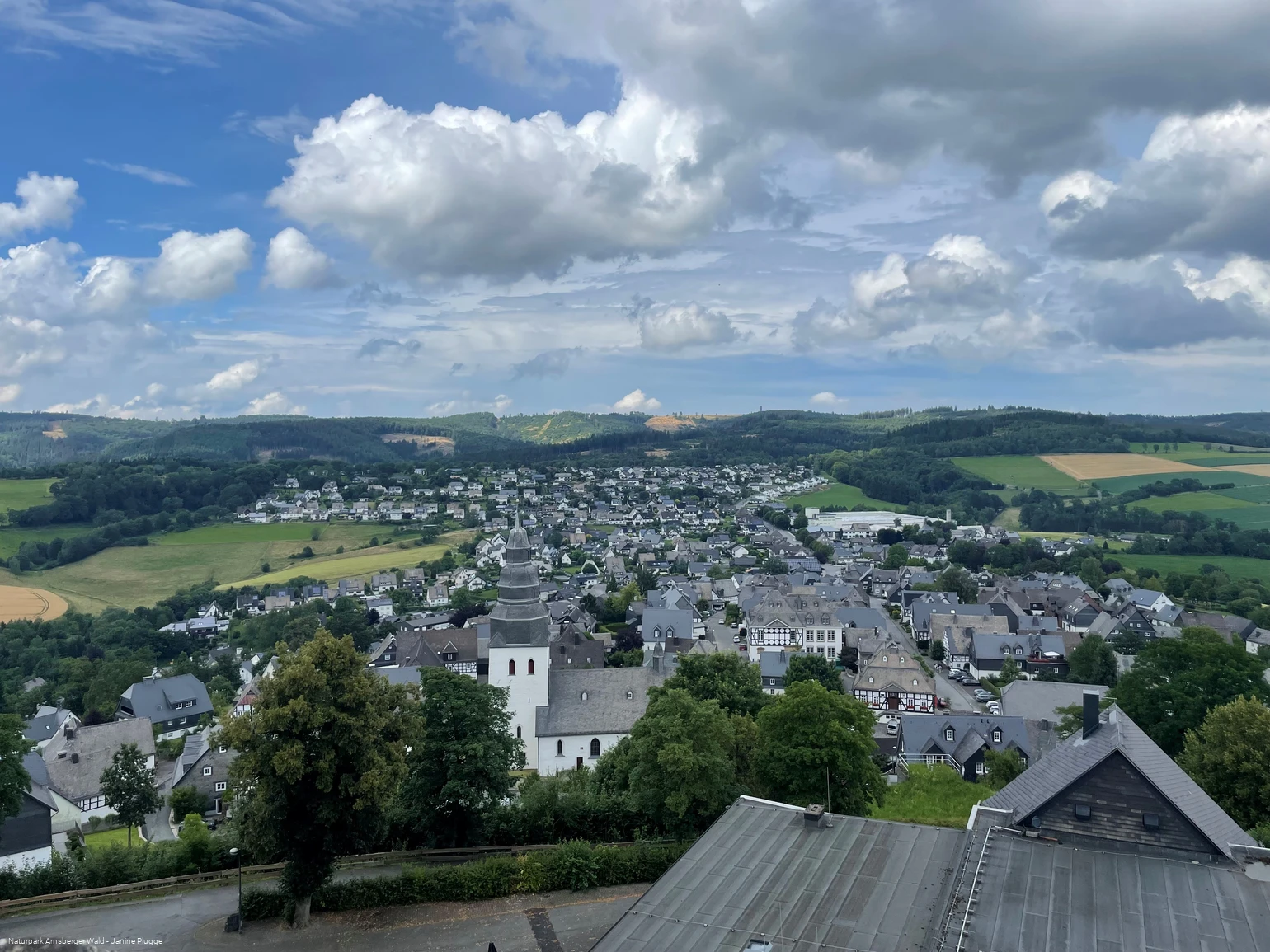 Eversberg Blick von Burgruine