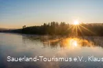 Morgennebel über dem Möhnesee